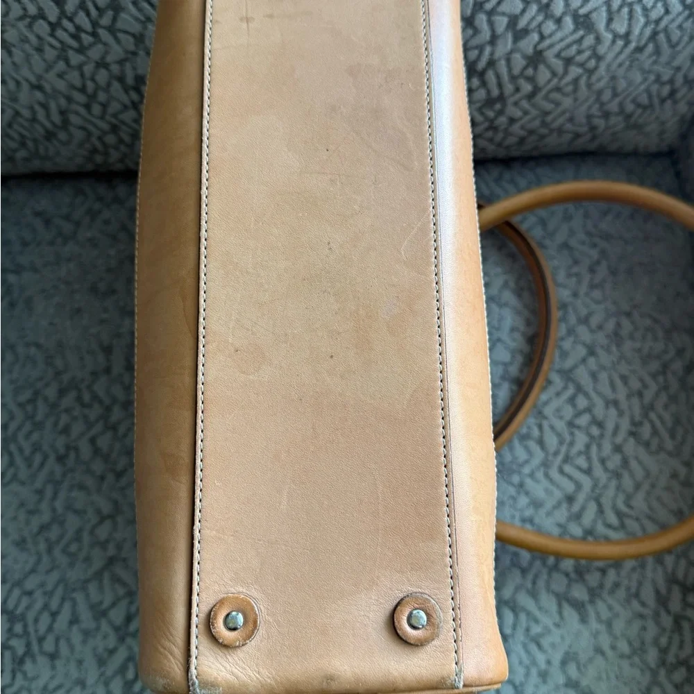 Coach Vintage Signature Satchel Handbag Y2K